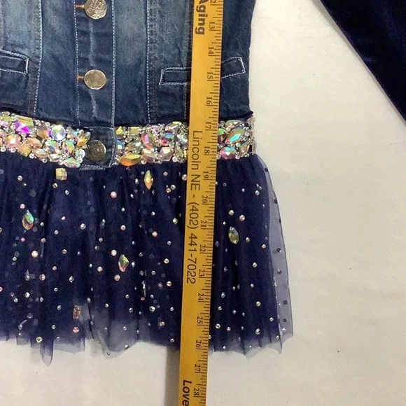 Upcycled Hybrid & Company Denim Jacket Sz S - Picture 11 of 13